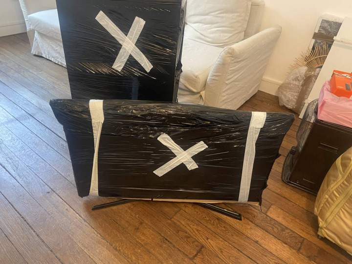 Meubles emballés pour un déménagement Île-de-France